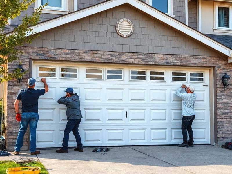 Installation garage door service - professional workmanship